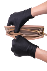 PRADA WALLET CONTINENTAL ZIP AROUND SAFFIANO ROSE POWDER