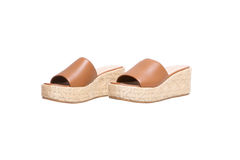 DIOR SANDAL ATTITUDE MULE CALFSKIN CARAMEL - 35 BR