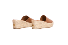 DIOR SANDAL ATTITUDE MULE CALFSKIN CARAMEL - 35 BR
