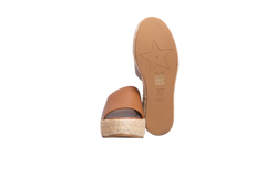DIOR SANDAL ATTITUDE MULE CALFSKIN CARAMEL - 35 BR
