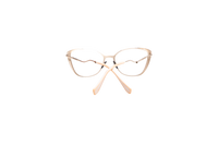 MIU MIU CAT EYE EYEGLASSES METAL GOLD/BLUE/WHITE