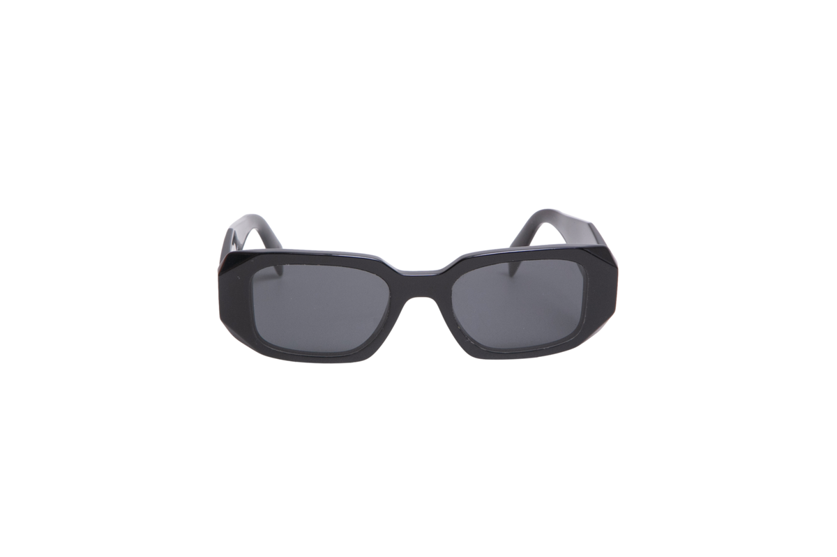 PRADA SYMBOLE RECTANGLE ACETATE BLACK