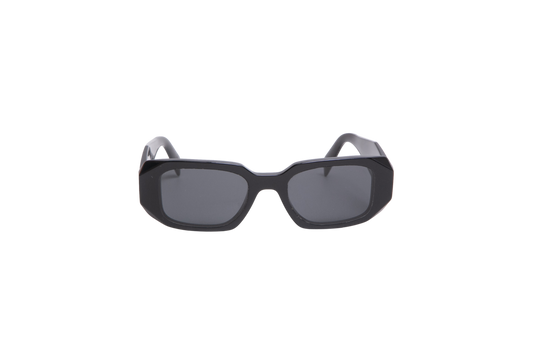 PRADA SYMBOLE RECTANGLE ACETATE BLACK