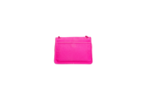MIU MIU CANAPA CHAIN FLAP CANVAS FUXIA