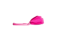 MIU MIU CANAPA CHAIN FLAP CANVAS FUXIA