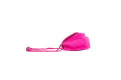 MIU MIU CANAPA CHAIN FLAP CANVAS FUXIA