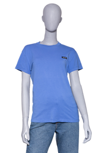 MIU MIU T-SHIRT COTTON BLUE