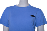 MIU MIU T-SHIRT COTTON BLUE