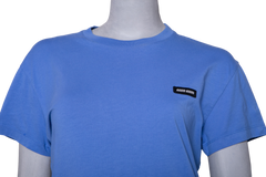 MIU MIU T-SHIRT COTTON BLUE