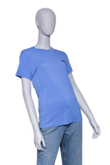 MIU MIU T-SHIRT COTTON BLUE