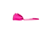 MIU MIU CANAPA CHAIN FLAP CANVAS FUXIA