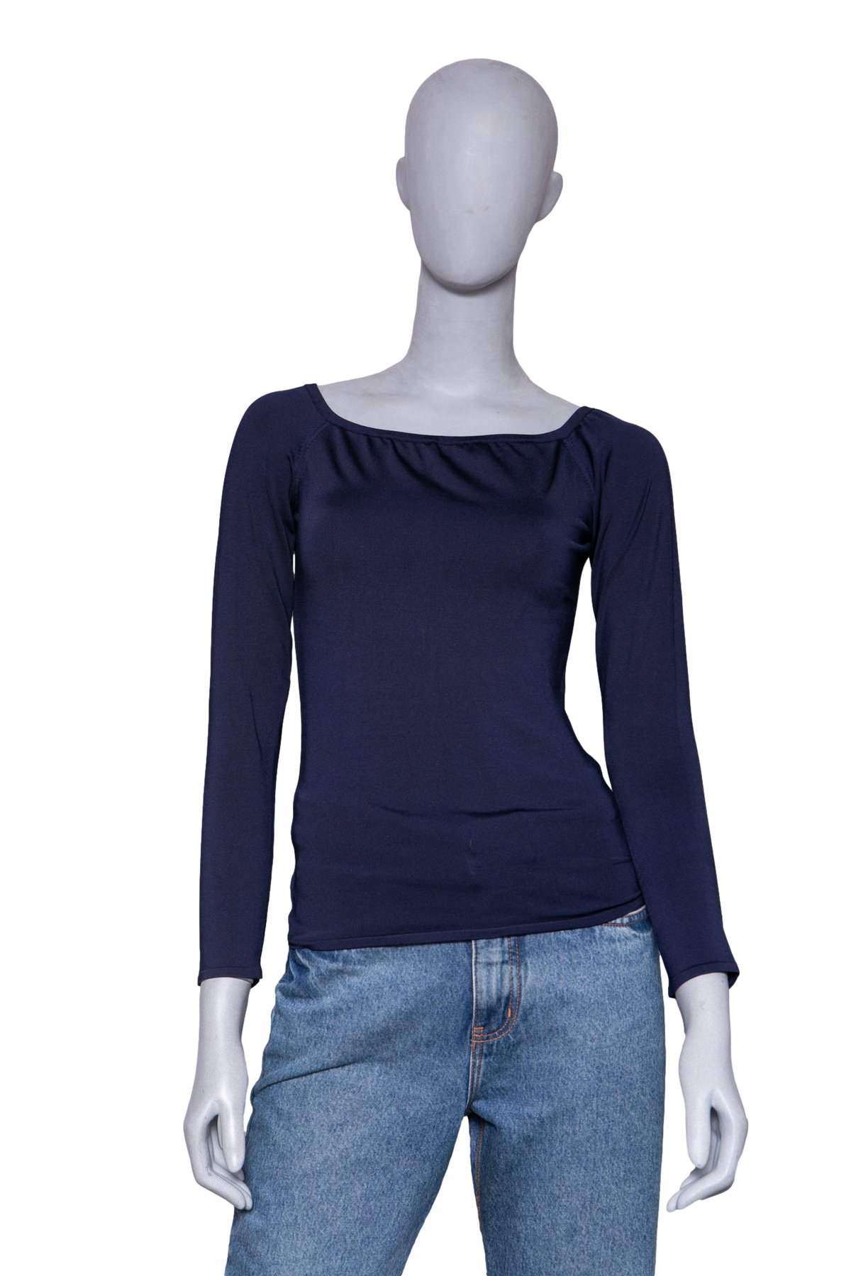 RALPH LAUREN LONG SLEEVE TOP NAVY