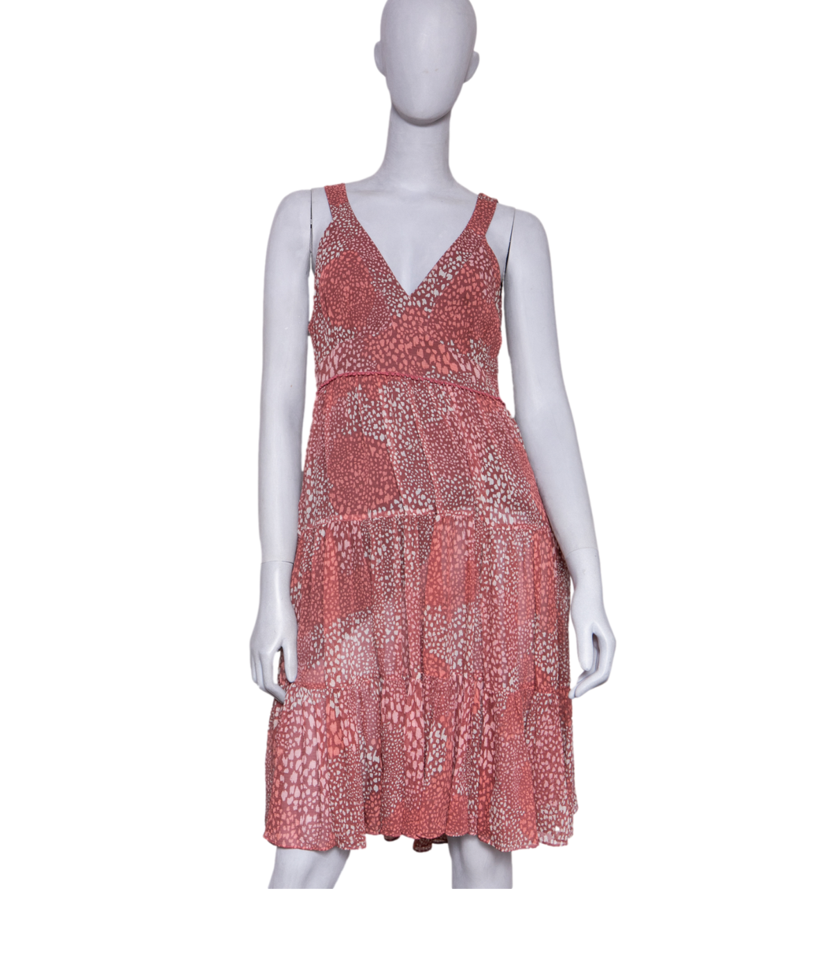 BURBERRY BRIT DRESS PRINTED RED