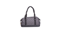 GUCCI SMALL GG CANVAS DUFFLE BAG NYLON BLACK