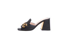GUCCI SANDALS HORSEBIT SLIDE BLACK