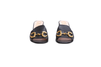 GUCCI SANDALS HORSEBIT SLIDE BLACK