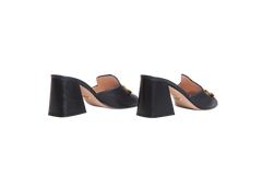 GUCCI SANDALS HORSEBIT SLIDE BLACK