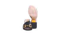GUCCI SANDALS HORSEBIT SLIDE BLACK