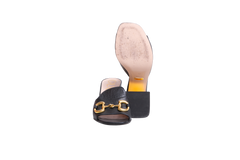 GUCCI SANDALS HORSEBIT SLIDE BLACK