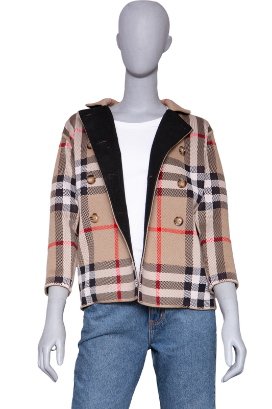 BURBERRY COAT KIDS VINTAGE CHECK BEIGE