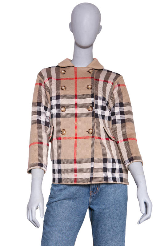 BURBERRY COAT KIDS VINTAGE CHECK BEIGE