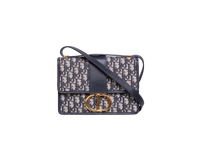 DIOR 30 MONTAIGNE JACQUARD DIOR OBLIQUE NAVY