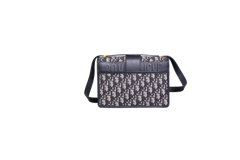 DIOR 30 MONTAIGNE JACQUARD DIOR OBLIQUE NAVY