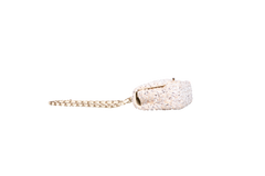 CHANEL CC FLAP SMALL SEQUINS BUTTER GOLD HDWR