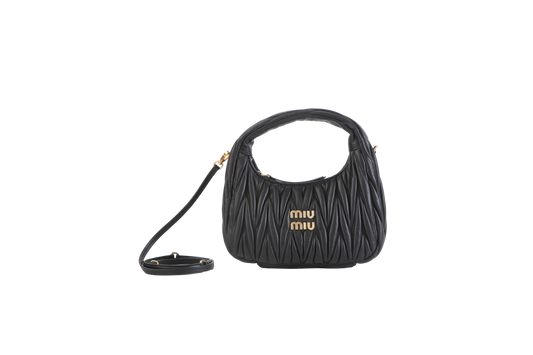 DESAPEGO GRAZI MASSAFERA MIUMIU SMALL HOBO BLACK