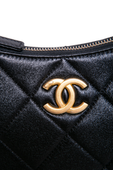 CHANEL CC MIXED CHAIN LINK CALFSKIN BLACK