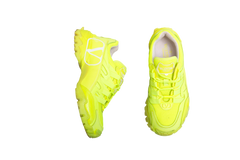 DESAPEGO THASSIA NAVES VALENTINO SNEAKERS CLIMBERS LEATHER/CANVAS GREEN FLUORESCENT - 36,5 BR