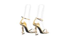 DESAPEGO THASSIA NAVES YSL SANDAL OPYUM LEATHER GOLD - 36,5 BR