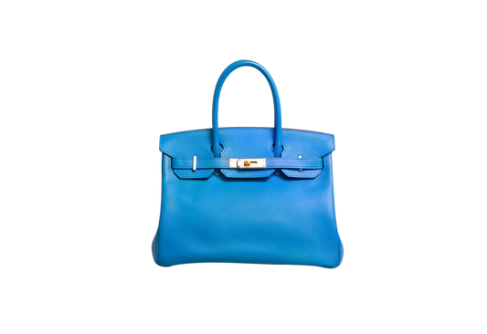 HERMÈS BIRKIN 30 BLEU ZANZIBAR-EPSOM-GOLD HDWR
