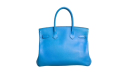 HERMÈS BIRKIN 30 BLEU ZANZIBAR-EPSOM-GOLD HDWR