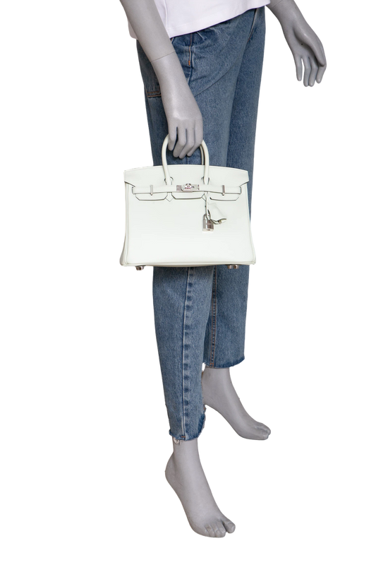 HERMÈS BIRKIN 25 SWIFT PEPPERMINT - PLD HDWR