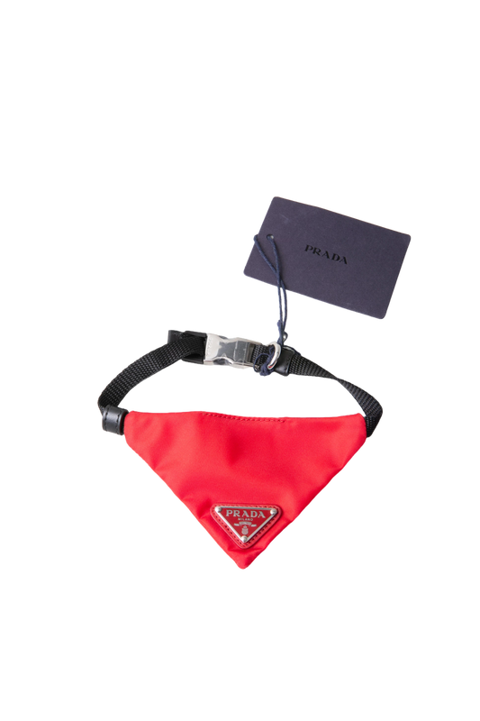 PRADA COLLAR DOG RE-NYLON RED