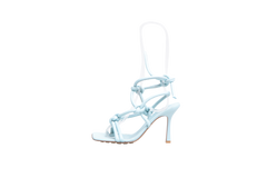 DESAPEGO THASSIA NAVES BOTTEGA SANDALS KNOTTE LEATHER PALE BLUE - 36,5 BR