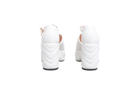 GUCCI SANDAL GG MARMONT MATELASSÊ WHITE -  37 BR