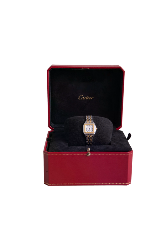 CARTIER PANTHÈRE DE CARTIER SMALL AÇO QUARTZ AU GOLD