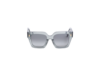 FENDI SQUARE ACETATE TRANSPARENT LIGHT GREY