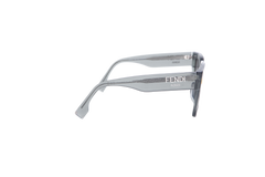 FENDI SQUARE ACETATE TRANSPARENT LIGHT GREY