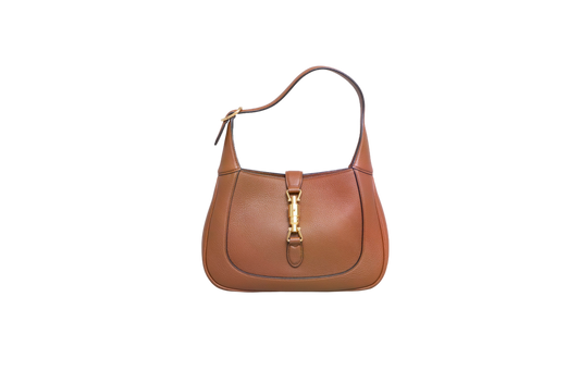 DESAPEGO ANNA FASANO GUCCI JACKIE 1966 SMALL GRAINED LEATHER BROWN