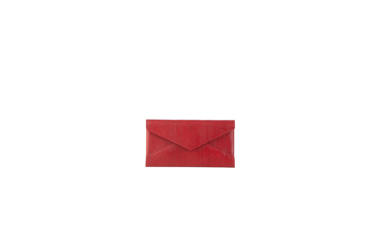 YSL CLUTCH PALOMA NEW POPPY RED