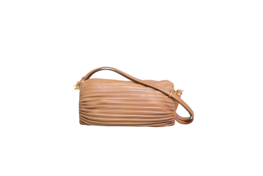 DESAPEGO ANNA FASANO LOEWE BRACELET POUCH NAPPA CALFSKIN GOLD/MOCHA