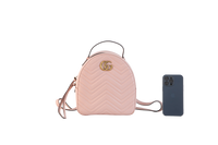 GUCCI BACKPACK SMALL GG MARMONT DUSTY PINK