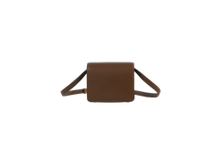 CELINE CLASSIC BOX BAG BROWN SMALL