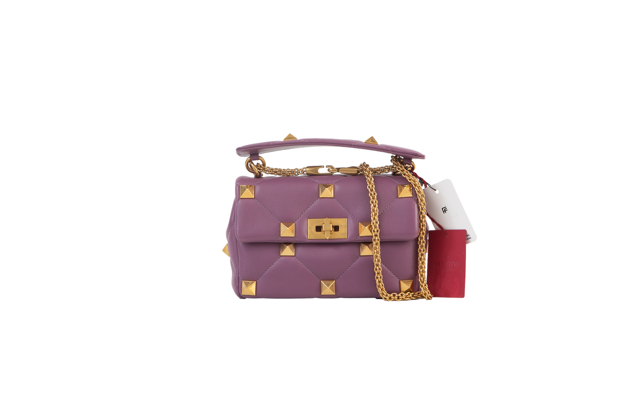 VALENTINO ROMAN STUD PURPLE