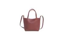 THE ROW SMALL PARK TOTE COGNAC LEATHER W/STRAP