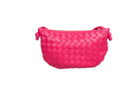 BOTTEGA POUCH TURN SMALL INTRECCIATO PINK