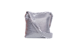PACO RABANNE PIXEL MINI SHOULDER BAG SILVER